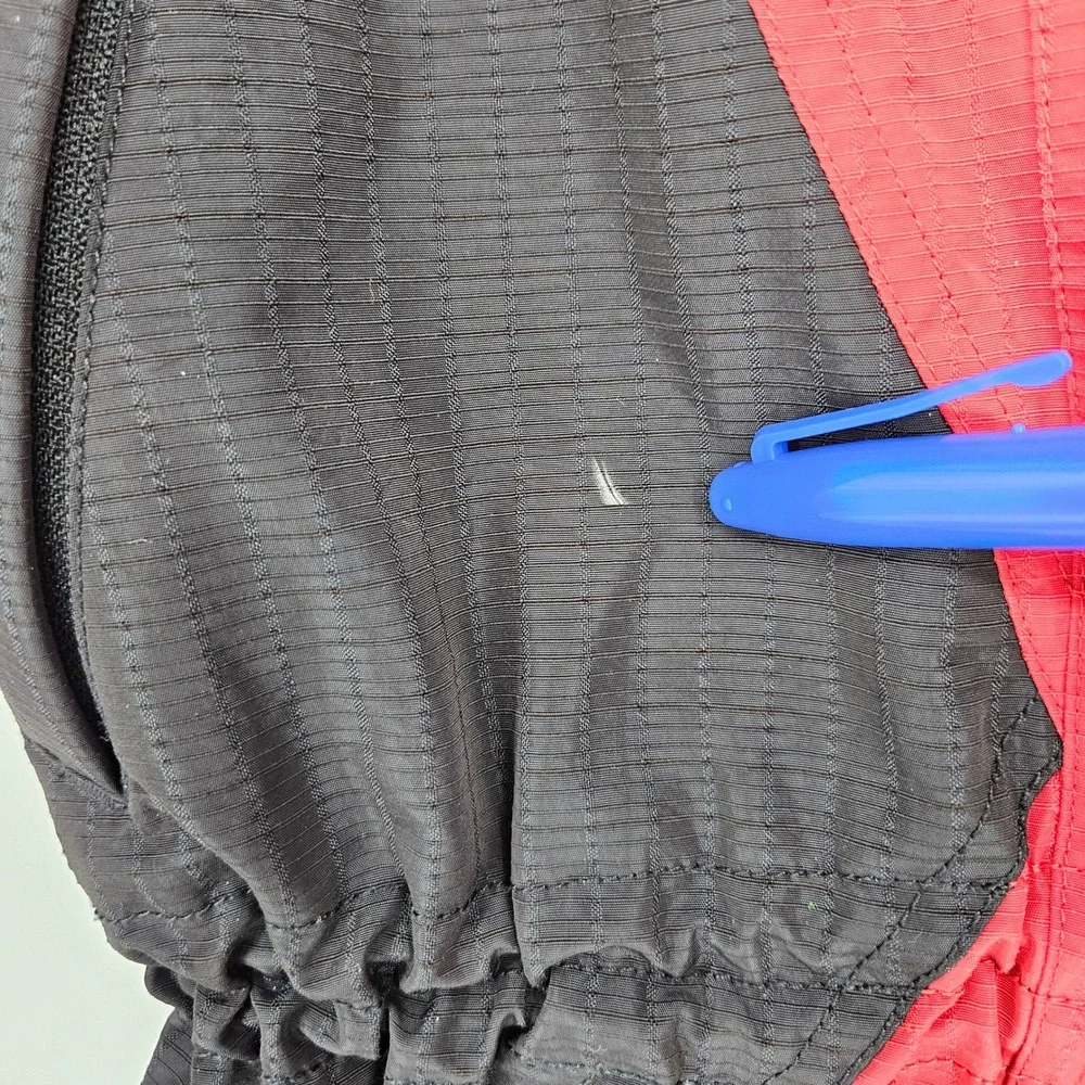 Vintage The North Face Jacket Womens Sz‎ 12 Extreme Light Full Zip Hooded Red